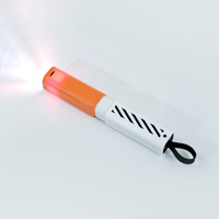 Lampe torche laser portable mini ABS légère pour extérieur, étanche, portée du faisceau 50-100m, longue autonomie de la batterie