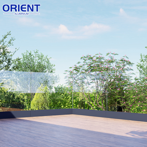 Nouveau style de balustrades en aluminium à installer soi-même, piquets de terrasse, garde-corps et clôture pour balcon, garde-corps extérieur en fil métallique, main courante de villa - Product Image 6