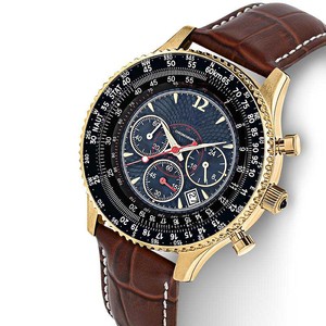 Reloj de Piloto de 42 mm con Logotipo Personalizado, Cronógrafo Mecánico Automático, Revestimiento AR Superluminoso, Reloj de Pulsera para Hombre - Product Image 4