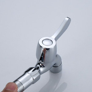 Grifo de lavabo de pared Chenlu, monomando de cobre, 4 orificios, con válvula de cerámica - Product Image 5