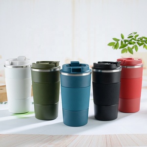 Taza de Café de Acero Inoxidable Doble de 380 ml y 510 ml, Botella de Agua con Aislamiento al Vacío para Viajes - Product Image 4