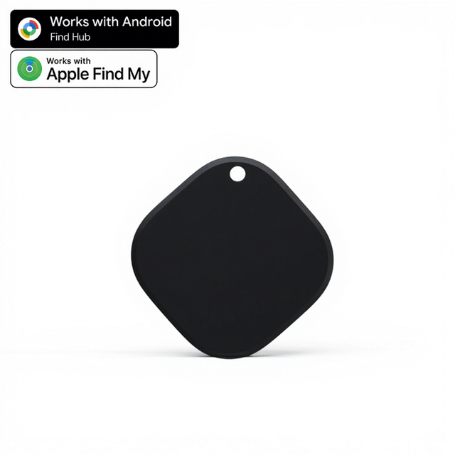 MFI Certified Portable Mini Smart Tracker & Locator Pet Tag Device with Anti-Lost Alarm & Keys Finder Compatible IOS Android