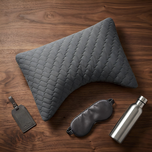 Oreiller de voyage personnalisé pour le cou, lavable, réglable, avec soutien incurvé pour les genoux, le dos et les lombaires, ODM OEM - Product Image 1