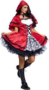 Costume de Cosplay d'Halloween Princesse Petit <span class=keywords><strong>Chaperon</strong></span> <span class=keywords><strong>Rouge</strong></span> pour Femme avec Robes pour la Semaine du <span class=keywords><strong>Livre</strong></span> de Conte de Fées AU - Product Image 6