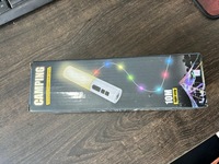Lampe d'ambiance multifonctionnelle pour la maison et le camping 2024, 10 mètres, lampe de camping LED avec cordon, lumière rechargeable 2 en 1