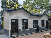 Maisons préfabriquées en acier léger pour usage de bureau Villa rurale auto-construite avec construction en acier Assemblage facile et conception durable