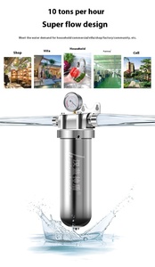 Offre Spéciale <span class=keywords><strong>purificateur</strong></span> d'eau avant à boucle en acier inoxydable de 10 tonnes système de filtre chaud et froid ménage à haut débit pour une utilisation en extérieur - Product Image 4