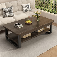Petite table basse convertible créative pour appartement, salon, balcon, table basse pour salon, table d'appoint simple pour le thé