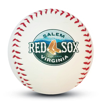 Logo personnalisé/Couleur/Design Matériau PVC synthétique de 9 pouces Noyau dur Cokr au centre Balle de baseball blanche