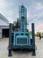 Foreuse pneumatique montée sur camion de 350 m pour puits d'eau, foreuse mobile pour forages profonds