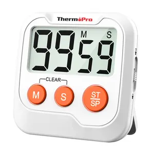 Thermo Pro TM03 Weißer digitaler Mini-Küchen timer mit einstellbaren Lautstärke stufen