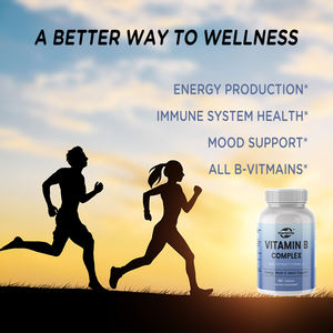 Etiqueta privada OEM vitamina <span class=keywords><strong>B</strong></span> <span class=keywords><strong>complejo</strong></span> cerebro y corazón soporte nervioso, suplementos de vitaminas <span class=keywords><strong>B</strong></span> <span class=keywords><strong>complejo</strong></span> - Product Image 3