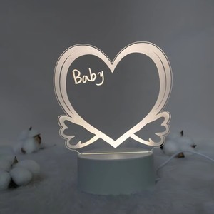Internet Viral Hot Item DIY Message <b>Board</b> Night <b>Light</b> Acrylic Erasable Writing USB Table Lamp for Bedroom DIY Handmade Gifts - Product Image 4