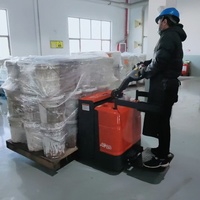 Chariot transpalette électrique HSLLIFT CBD20 2 tonnes, 24V, batterie au plomb, largeur de fourche 685mm, fourches extensibles 1,15m, électrique à deux étages