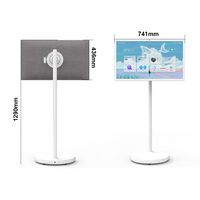 Pantalla Táctil Inteligente Android 15 de 32 Pulgadas 4K UHD, 8+128GB, WiFi 6, Cartel Digital, Cámara de 16MP, Altavoz para Comercios, Centros Comerciales y Escuelas