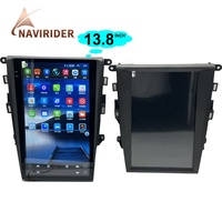 256GB 13.8 pouces 2Din voiture Android 13 1920*1080 2K écran Carplay pour Ford Mondeo Fusion 2014 2019 stéréo GPS Navi DSP lecteur vidéo
