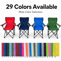 Chaise de camping pliable d'extérieur à dossier haut, multi-couleurs, pour parc, en tissu polyester et structure en acier, certifiée BSCI