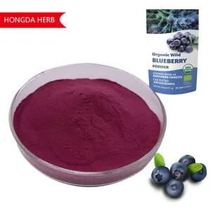HONGDA مصنع توريد مسحوق عنبية العضوية Anthocyanin مستخلص التوت الأزرق مسحوق عنبية