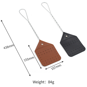 Bền PU da <span class=keywords><strong>Fly</strong></span> Vỉ Đập dây xử lý hiện đại bay côn trùng vợt phổ muỗi Vỉ Đập cho trong nhà ngoài trời - Product Image 6