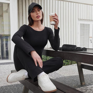 Nuevo estilo <span class=keywords><strong>de</strong></span> verano para mujer, protección solar, levantamiento <span class=keywords><strong>de</strong></span> cadera ajustado, deportes, <span class=keywords><strong>playa</strong></span>, Espalda descubierta, mono <span class=keywords><strong>de</strong></span> <span class=keywords><strong>manga</strong></span> larga - Product Image 4