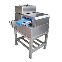 Machine de découpe automatique commerciale pour poitrine de poulet, bœuf et viande, pour une découpe efficace en dés et en tranches