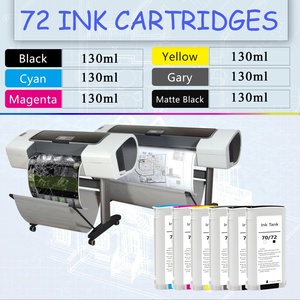 Supercolor pour HP 70/72 130 ML Cartouche compatible pour traceur, encre pigmentée pour imprimante HP Designjet T1300 T790 T620 T770 T1100 T1120 - Product Image 5