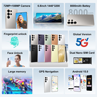 Teléfono Inteligente S25 Android 5G al por Mayor, Nuevo Diseño con Doble SIM 3G/4G, Resolución de Pantalla HD GSM, LTE Celular, Inglés