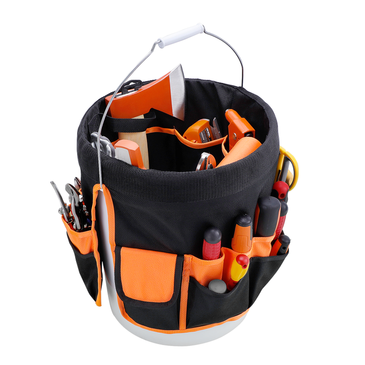 Wisepro Heavy Duty Electrician Bucket Garden Tools Bag 5 Gallon Bucket