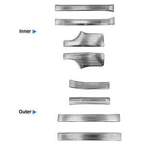 Umbral de puerta interior Maremlyn, placa de desgaste, protección de alféizar de paso, protector de borde de puerta de coche para Lixiang L7, accesorios para coche eléctrico - Product Image 2
