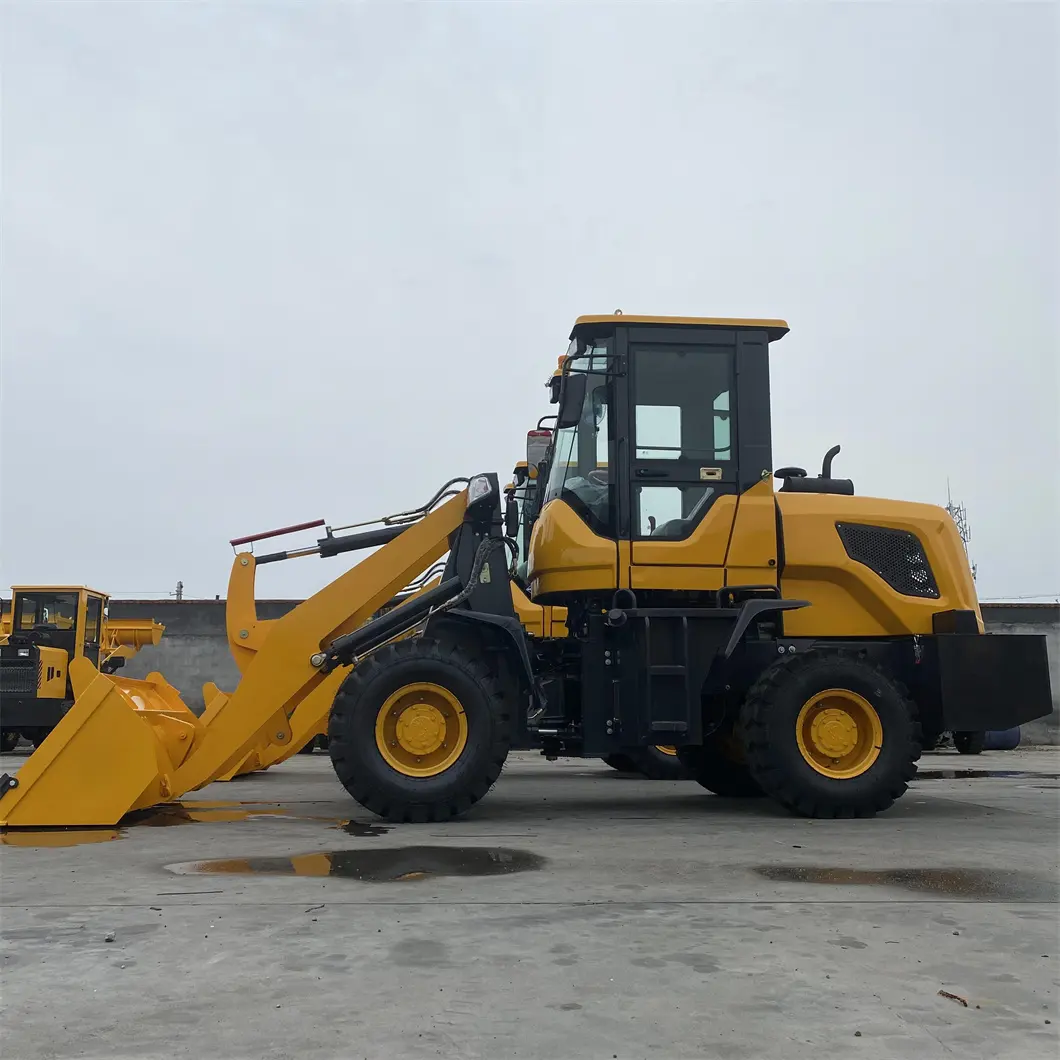 Articulated 4x4 4WD Wheel Loader 1.2T 1.5 Ton Mini front loader