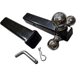 Nouvelle attache de remorque réglable à trois billes avec bouche carrée, manille à trois billes et bille de 2 pouces pour attache de remorque de camion - Product Image 3