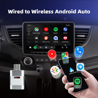 Accessoires de voiture CarPlay Android Auto Adaptateur Gadget Plug and Play 2 en 1 Double face Direct Plug Wireless