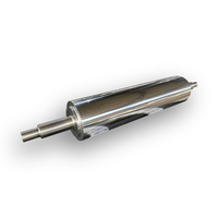 Rouleau de découpe à l'ingurgation en acier zingué résistant à la corrosion, diamètre max. 1800 mm, pour l'industrie papetière