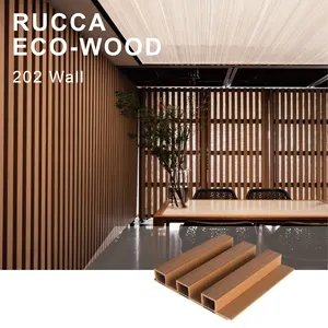 Rucca WPC ev tasarımı dekor kapalı pvc iç dekoratif 202*30mm tavan duvar paneli ev dekorasyon için