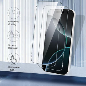 Protector de pantalla de cristal templado para teléfono móvil 9H antiarañazos para <span class=keywords><strong>Iphone</strong></span> 11 16E 12 13 14 15 16 Pro Max protectores de pantalla de cristal - Product Image 5