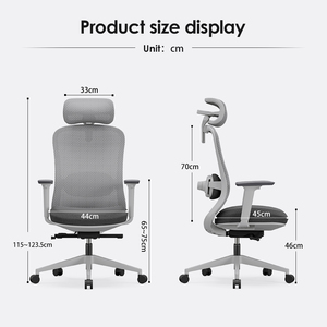 Silla de Oficina Ergonómica Eléctrica de Masaje de Calidad Premium al por Mayor con Respaldo de Malla - Sillas de Oficina - Mobiliario de Oficina - Product Image 6