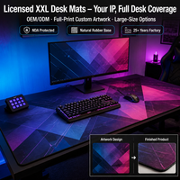 Alas Meja Berlisensi XXL Custom Full Print Mouse Pad untuk Penggemar Anime Esports Setup Alas Karet Anti Selip dari Ujung ke Ujung OEM