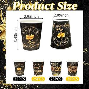 Juego de Tapas y Fundas para Vasos de Papel para Café Caliente, Vasos de Papel para Café con Logotipo Personalizado, Juego de Tapas Desechables para Vasos de Bebidas - Product Image 3