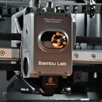 Imprimante 3D FDM Bambu Lab H2S haute vitesse, grand format, auto-nivelante, imprimante fermée pour le prototypage d'ingénierie