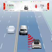 Layar Panel Instrumen LCD Mobil 11,26 inci, Tampilan Dashboard Digital, Layar Kluster Instrumen LCD untuk Aksesoris Chery Icar V23