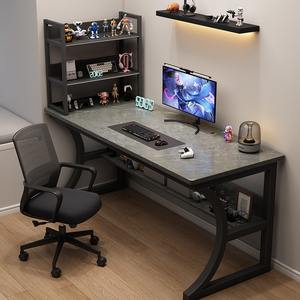 Bureaux d'ordinateur personnalisés pour l'e-sport en gros, bureaux de jeu en métal et en bois <span class=keywords><strong>avec</strong></span> étagères, grande table de jeu pour le <span class=keywords><strong>bureau</strong></span> de jeu - Product Image 2