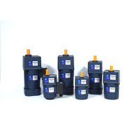 Moteur à engrenages compact monophasé DZ 6W-250W 110V/220V AC avec contrôleur de vitesse et support au sol