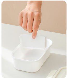 กล่องข้าวซิลิโคนแบบย้อมสี รุ่น Syh1068 สำหรับขายส่ง กล่องอาหารกลางวันแบบโปร่งแสงสำหรับโรงเรียน พร้อมภาชนะเก็บอาหาร - Product Image 4