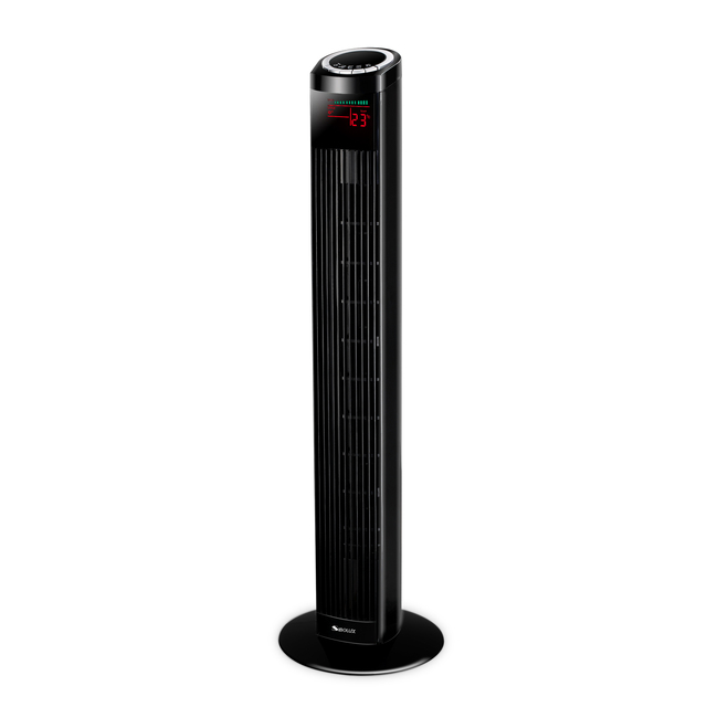 High Quality 36-Inch Summer Ventilateur Silent Fashionable Bladeless Tower Fan Remote Control for Household RV Use Wholesale