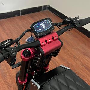 Pour trottinette électrique adulte R8 72V50AH amovible en aluminium avec capteur, absorption hydraulique des chocs, double suspension, autonomie 130-150KM - Product Image 5