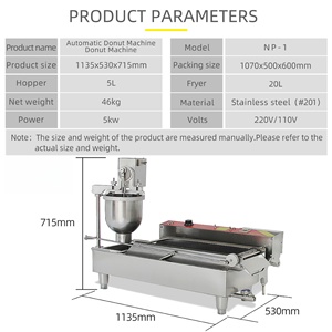 Máquina Eléctrica para Hacer Donuts, Automática, de 3 Filas, Mini Máquina para Hacer Donuts para Panadería Comercial, Desayunería, Bar de Snacks, Servicios de Catering - Product Image 5
