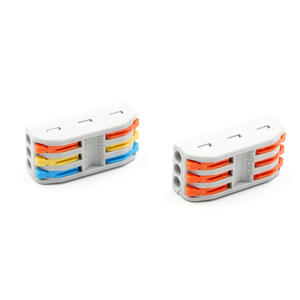 紧凑型QPCT-<span class=keywords><strong>2</strong></span>-<span class=keywords><strong>3</strong></span>通用分线器接线端子推入式导体紧凑型接线电缆电源 - Product Image 4