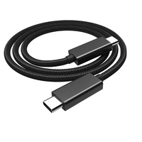 Cable USB-C a USB-C de 100W, 20Gbps, USB 3.2 Gen2, Chip E-Marker, Compatible con Sincronización de Video 4K a 60Hz, Cable Trenzado de Nailon