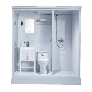 XNCP Salle de bain personnalisée WC Mobile Chambre simple Hôtel Dortoir familial Salle de douche modulaire intégrée Toilette intégrée