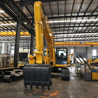 Fournisseur direct d'usine, excavatrice sur chenilles moyenne de 22 tonnes, machine de terrassement haute efficacité